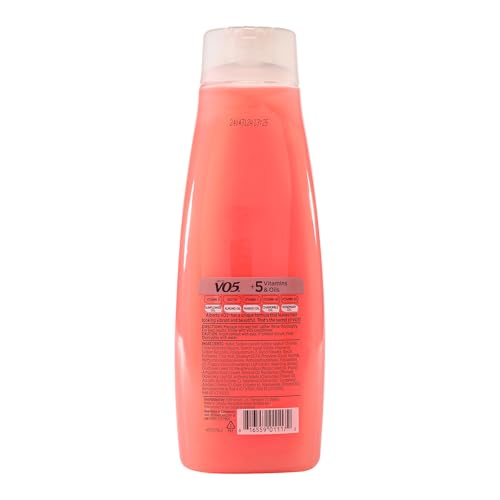 Alberto VO5 Moisture Milks Moisturizing Shampoo - Hydrating Shampoo with Soy Milk - 5 Oils and Vitamins - Strawberries and Cream Scent - 15 oz