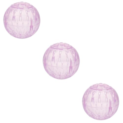 Levemolo 3pcs Large Hamster Exercise Ball Dwarf Hamster Plaything Abs Material Balls for Toys