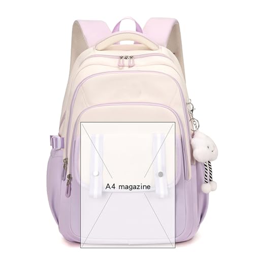 Sac à dos grande capacité en nylon résistant avec poches - 6