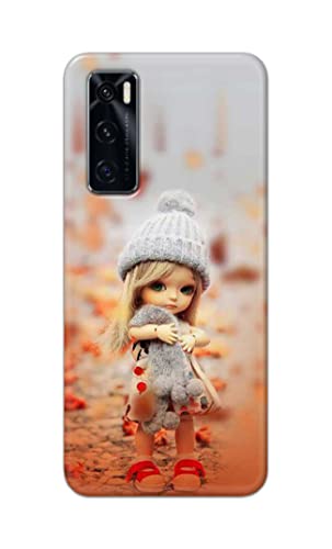 Image of PRINTFIDAA Doll Cute Girl Amazing Beauty Little Kid Child Playing Hard Back Cover for Vivo V20 SE Back Cover -(P6) KAT1001