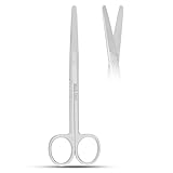 Tuff Cut Stealth Surgical Scissors - Medical Dressing Scissors, 14.5 cm (Blunt)