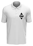 Coupe : normale Atspauda Forever Young Black Diamond Logo Polo en coton pour homme Blanc, blanc, L