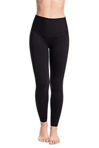Squeem - Bossa Essence, Women's Slimming High Waist Soft Black Legging