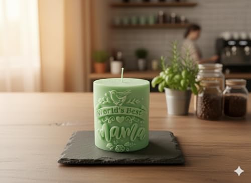 Best Mama - Scented Gift Candle | 20+ Scents | 7+ Colours | Decorative Candles | Perfecr for Gifts| Mothers Day Candle | Vegan Candle | New Year | for her | Birthdays Candles - Image 6