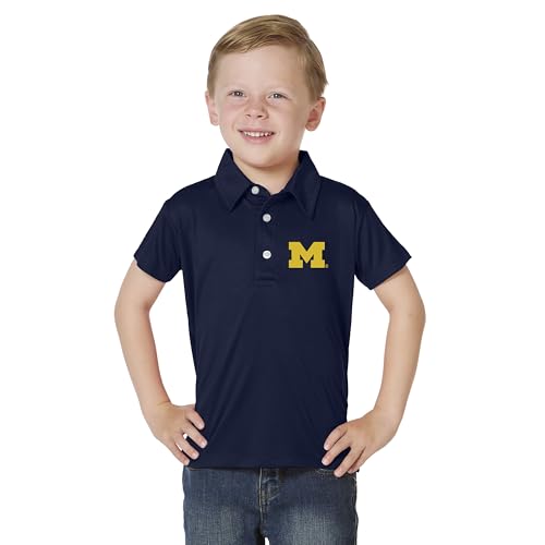 Little King NCAA Toddler Boys Polo Shirt-Polyester- Sizes 2T 3T 4T 5T