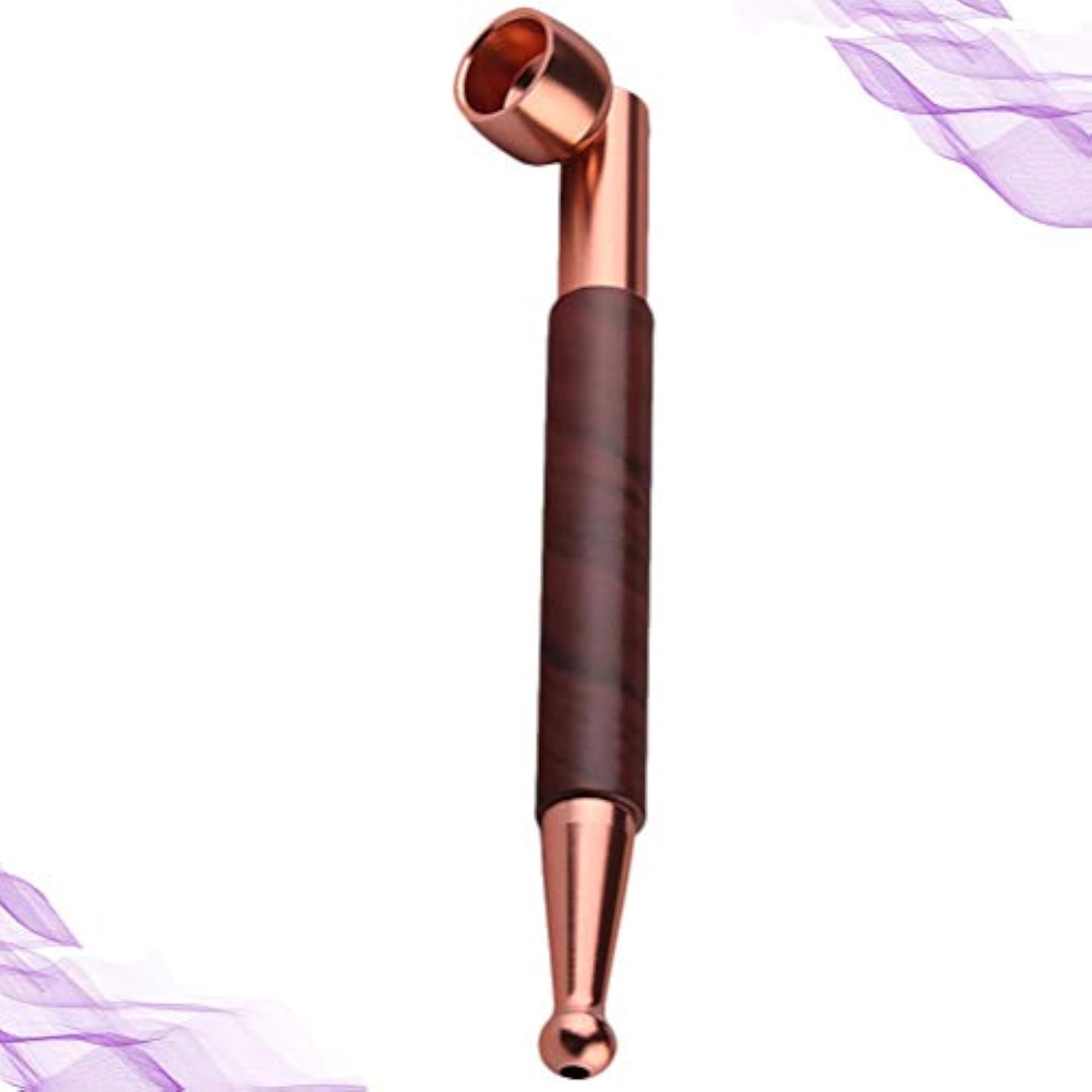 Mini Copper Practical Dry Smoke Rod Tobacco Pipe