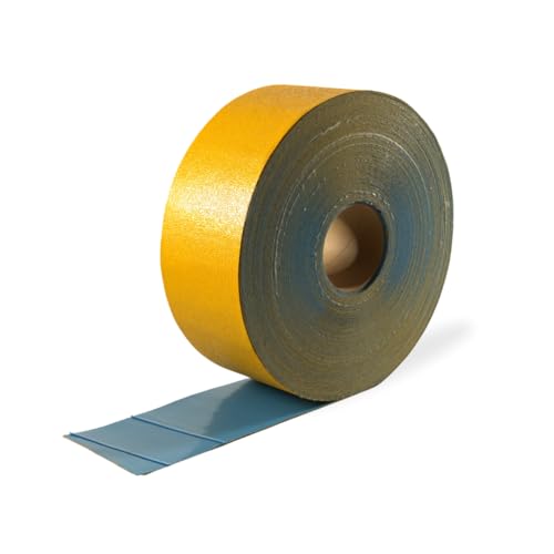ifloortape Polymer Pickleball Court Tape, Reflective Yellow Line Marking Tape for Asphalt & Concrete, High Tack, Waterproof, No Residue Removal, Anti-Slip Sports Court Tape, 4" x 150' Roll