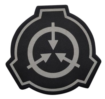 Big Special Containment Procedures Foundation SCP IR Patches Tactical Military Appliqued Badges for Clothing Hat Bag Jackets Backpack IR Patch