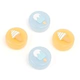 GeekShare Niedliche Daumengriffkappen, Nur kompatibel mit Nintendo Switch & Switch Lite, Weiche Silikon-Joystick-Abdeckung, 4PCS-Eiscreme