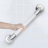 Synlyn Haltegriffe für Senioren Duschgriff Edelstahl Badewannengriff Rutschfest Bad Wandgriff Badewanne Sicherheitsgriff Badezimmer Wandhaltegriff für WC Bad Badewanne Treppenhandlauf - Weiß