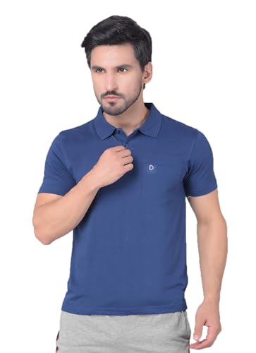 Image of Dollar Mens Cotton Casual Solid Polo Tshirt (Pack of 1)