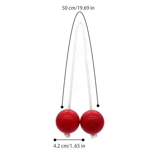 Juego de lanzamiento de escalera portátil con 6 bolas para jardín 5