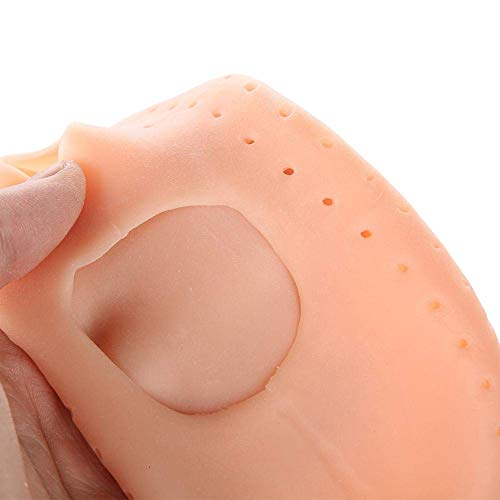 1 Par de Meias de Silicone, Protetor Anti-rachaduras nos Pés Meias para Prevenir a Ferramenta Meias