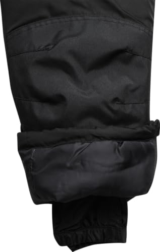 Cherokee Kids' Snow Bib - Boys and Girls Insulated Ski Pants Overalls (4-18), Size 2T, Black