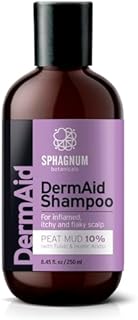 Seborrhoische Dermatitis Shampoo - Natürlicher Torfschlamm zur Behandlung von trockener, juckender, schuppiger Kopfhaut. Hilft auch bei Schuppen, Psoriasis und Ekzemen. 250 ml
