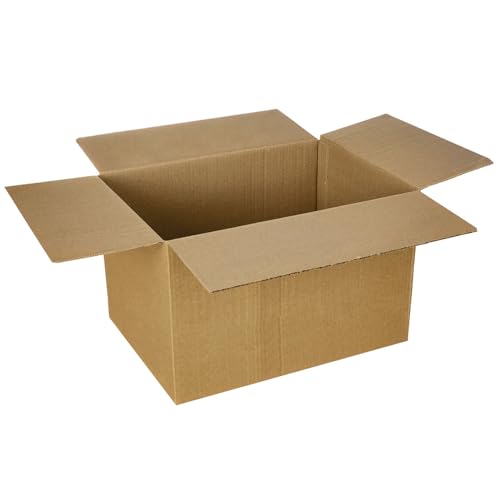 Image of BonKaso 3 Ply Brown Corrugated Packaging Packaging Box Size:12x10x8 inch, Pack of 10
