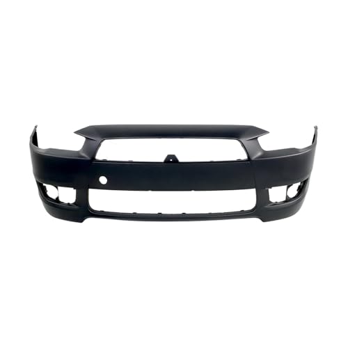 Image of FitParts Compatible with Mitsubishi Lancer 2008-2015 Front Bumper Cover | Primed, Without air dam holes, Ready to Paint, OEM 6400D172, MI1000324