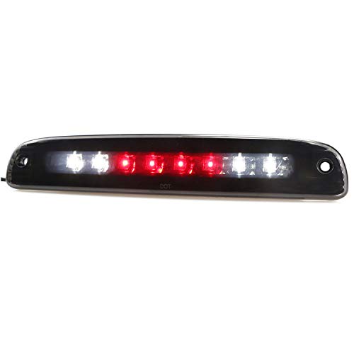 Third Brake Light For 1997-2007 Dodge Dakota Led 3Rd Brake Cargo Light Assembly, High Mount Stop Light Replacement 5056203Ah (Black Housing Smoke Lens) #TOP2