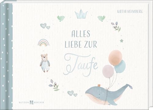 Alles Liebe zur Taufe (Taufe Wal Rosa/Blau)