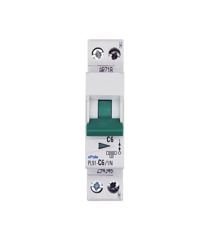 Disjoncteur PL91-C6/1N boîtier de protection haute performance 6kA 6A