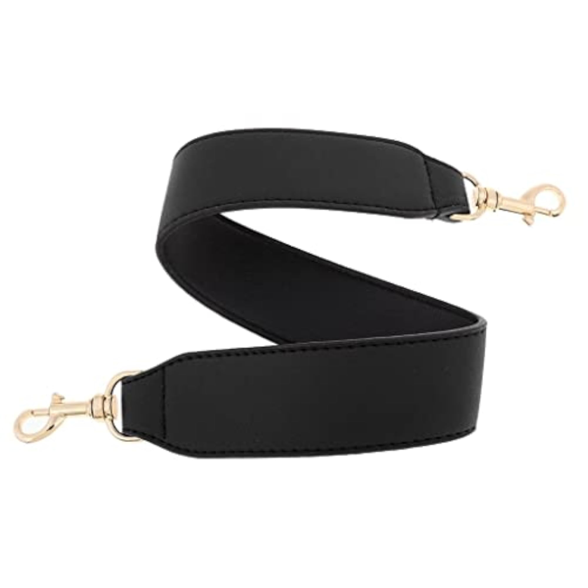 Wide Shoulder Bag Strap Replacement, Black