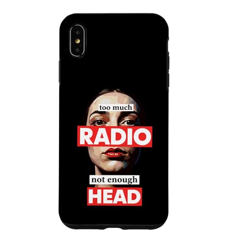 Too Much Radio Not Enough Head Meme �X�}�z�P�[�X iPhone XS Max �p