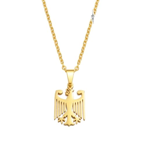 Hdyrpex German Eagle Pendant Necklace