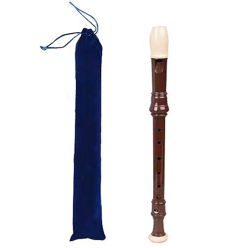 BHANAY flute instrument soprano recorder recorder instrument Plastic 8-Hole C-Key British Soprano Recorder, Student, Beginner, Adult Wind Instrument