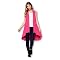 Women's Short Sleeve Cardigan - Ultra Soft Viscose From Bamboo, Lightweight & Made In USA (Large, Hot Pink)