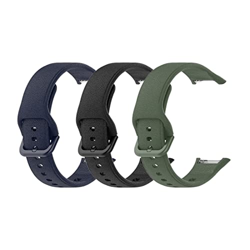 LICHIFIT OPPO Watch Free�p�o���h �x���g �ւ��o���h ���C�`�� �V���R���� �_�炩�� �ʋC �ϋv�� �X�|�[�c�o���h �X�}�[�g�E�H�b�` �A�N�Z�T���[ (�u���b�N+�_�[�N�u���[+�_�[�N�O���[��)