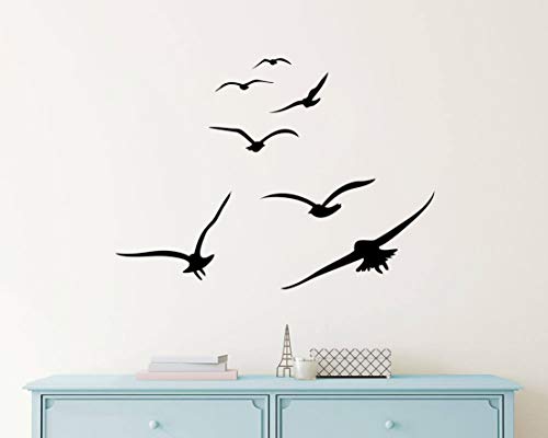 Flying Birds Wall Decals, Birds Vinyl Decals, Dorm Decals, Nursery Wall Decals, Office Decor, Modern Wall Decals for Kids Room Bedroom Living Room, Home Decor Wall Stickers Y20 (Black) Flying Birds Wall Decals, Birds Vinyl Decals, Dorm Decals, Nursery Wall Decals, Office Decor, Modern Wall Decals for Kids Room Bedroom Living Room, Home Decor Wall Stickers Y20 (Black)