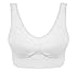 Produktbild Boolavard ® Comfort BH - Freizeit und Sport BH, Sporttop, Nahtlos, Form Bustier Top ohne Bügel, Ahh Bra Wohlfühl-BH BH Microfaser Figur (S: 76-81cm (65A-70B), Weiß)
