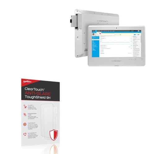 BoxWave Screen Protector Compatible With CyberMed NB20 - ClearTouch Anti-Glare ToughShield 9H (2-Pack), Anti-Glare 9H Tough Flexible Film Screen Protector