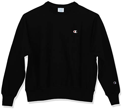Champion LIFE Men's Reverse Weave Sweatshirt, Black1, Medium