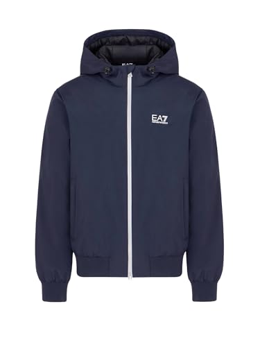 Brand: EA7 EA7 GIACCA GIUBBOTTO UOMO BLU EMPORIO ARMANI CAPPUCCIO SAILOR PILE EA M BLU