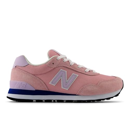 New Balance Women's 515 V3 Sneaker, White/Pink, 5 W