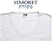 MASORET Set: Pair of Kosher Tzitzit Undershirt, 100% Cotton Fabric Comfortable Quality, Sweat Free T-Shirt Tzitzis Vest White