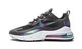 Zapatillas de deporte Nike Air MAX 270 React, Zapatillas de Carrera Hombre, Negro (Dk Smoke Grey Multi Color Black White Mtlc Silver Black), 43 EU