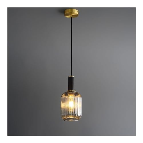 Chandelier lustre rétro verre LED E26 luminaire suspendu cuisine salon chambre