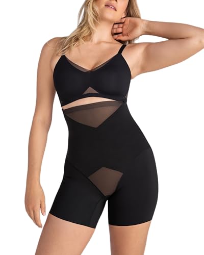 HONEYLOVE SuperPower Girl Short - High Compression Tummy Control Shapewear for Women - Runway - M