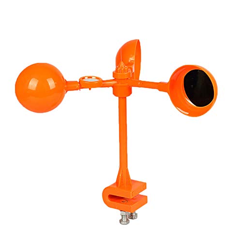 Preisvergleich Produktbild KJHG 2 pc Neues windbetriebenes reflektierendes vogelabweisendes 360-Grad-Windkraft-Gartenwerkzeug,Orange