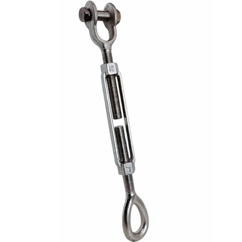 Tensores para cables Quijada 5/8" x 6" acero inoxidable T316 con carga máxima de 3,500 Lbs miniatura 3