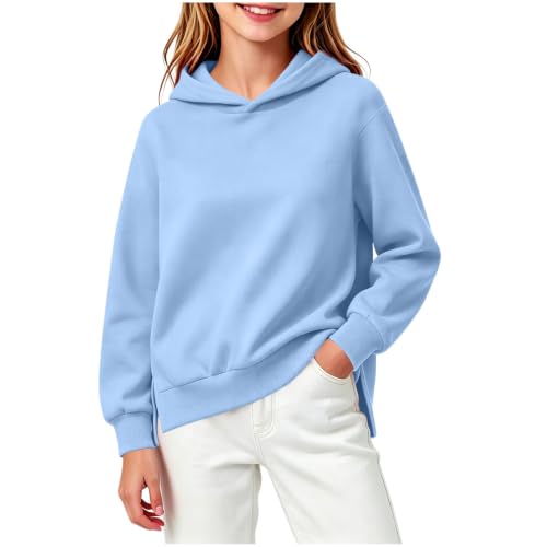 Girls Pullover Hoodie Oversized Long Sleeve Cute Fashion Sweatshirt | Soft Fall Winter Outfits with Pockets for Teen Girls, School Lounge Outdoor Daily Wear, Loose Comfortable Fit — view 2