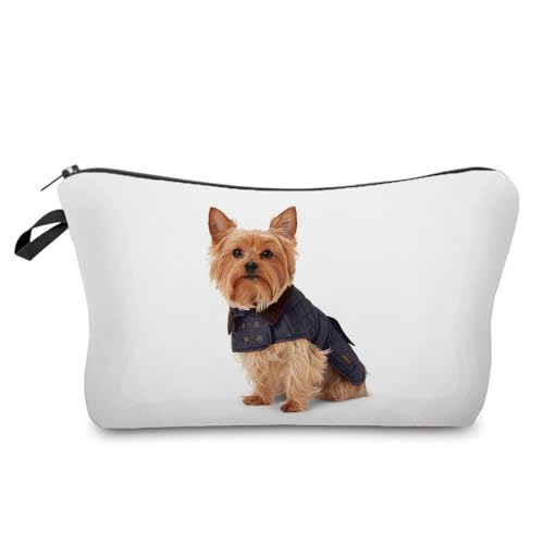 Livel lhood Adorable Yorkshire Terrier Small Makeup Zipper Bag