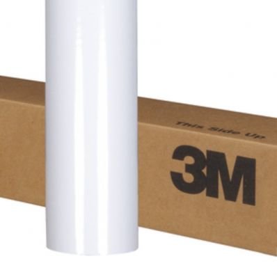 StickersLab - Film adhésif réfléchissant,Marque 3M, série 580, couleur blanche