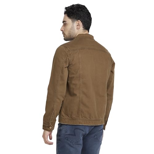 Image of Spykar Men's Cotton Standard Length Jackets