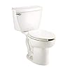 American standard 2462016020 cadet two piece toilet 3025 length x 205 width x 2925 height white  urban country home decor