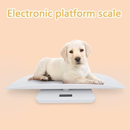 Electronic Baby Digital Scale Infant Weighing Scales Baby Infant Pet Platform Weight Bathroom White
