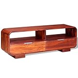 vidaXL TV Schrank Sheesham Holz Palisander Lowboard Fernsehtisch TV Board