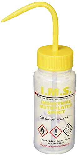 アズロン 薬品標識広口洗浄瓶 250mL 工業用アルコール /3-6121-03
